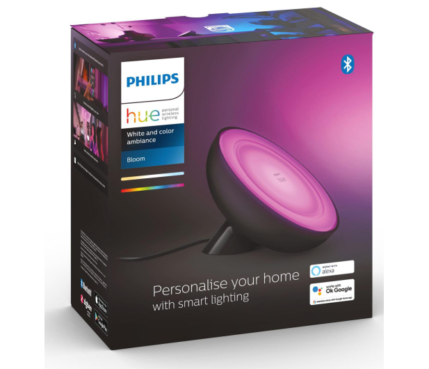 Philips Hue White and color ambiance Lampa Bloom (czarna) - 574982 - zdjęcie 5